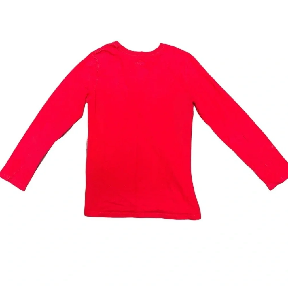 OshKosh B'gosh Red Monster Truck and Blue Fighter Jet Long Sleeve Shirts, GUC
